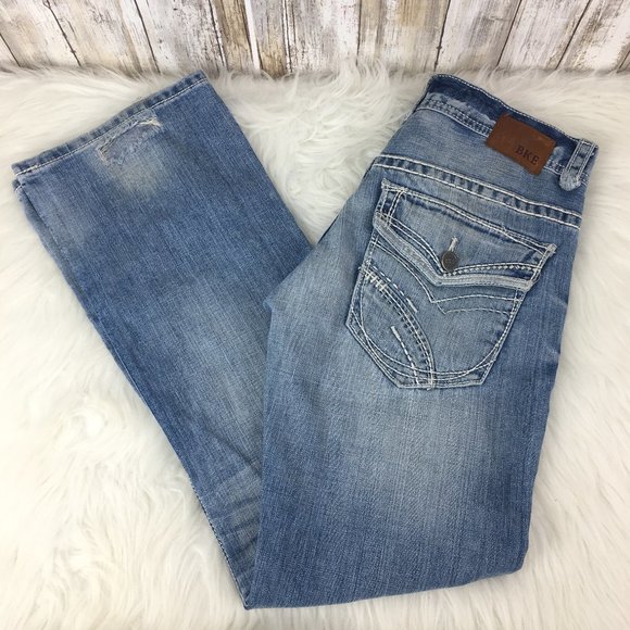 BKE Other - BKE Carter 30R light wash distressed jeans holes